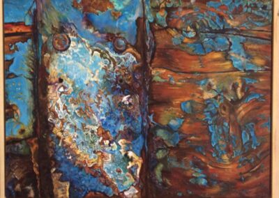 Maritiem verval 1 , 2019, acryl op doek, 80:60cm,ingelijst; 445€