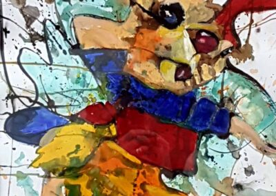 Surrealisme 2021, Mixed Media, 50:40 cm, ingelijst, verkocht