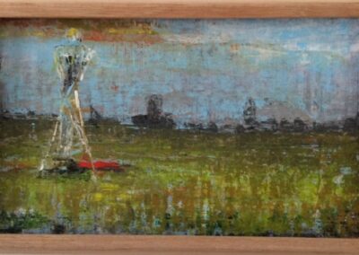 verdwaald 5, 2021 acrylverf en decoratieverf, 60€