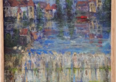 Verdwaald 6, 2021, acryl en decoratieverf, verkocht